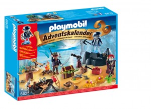 Vorwiegend an Jungs richtet sich der Playmobil Adventskalender "Geheimnisvolle Piratenschatzinsel".