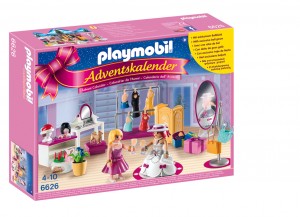Der Playmobil Adventskalender "Ankleidespaß für die große Party" enthält jede Menge Kleider und Accessoires.