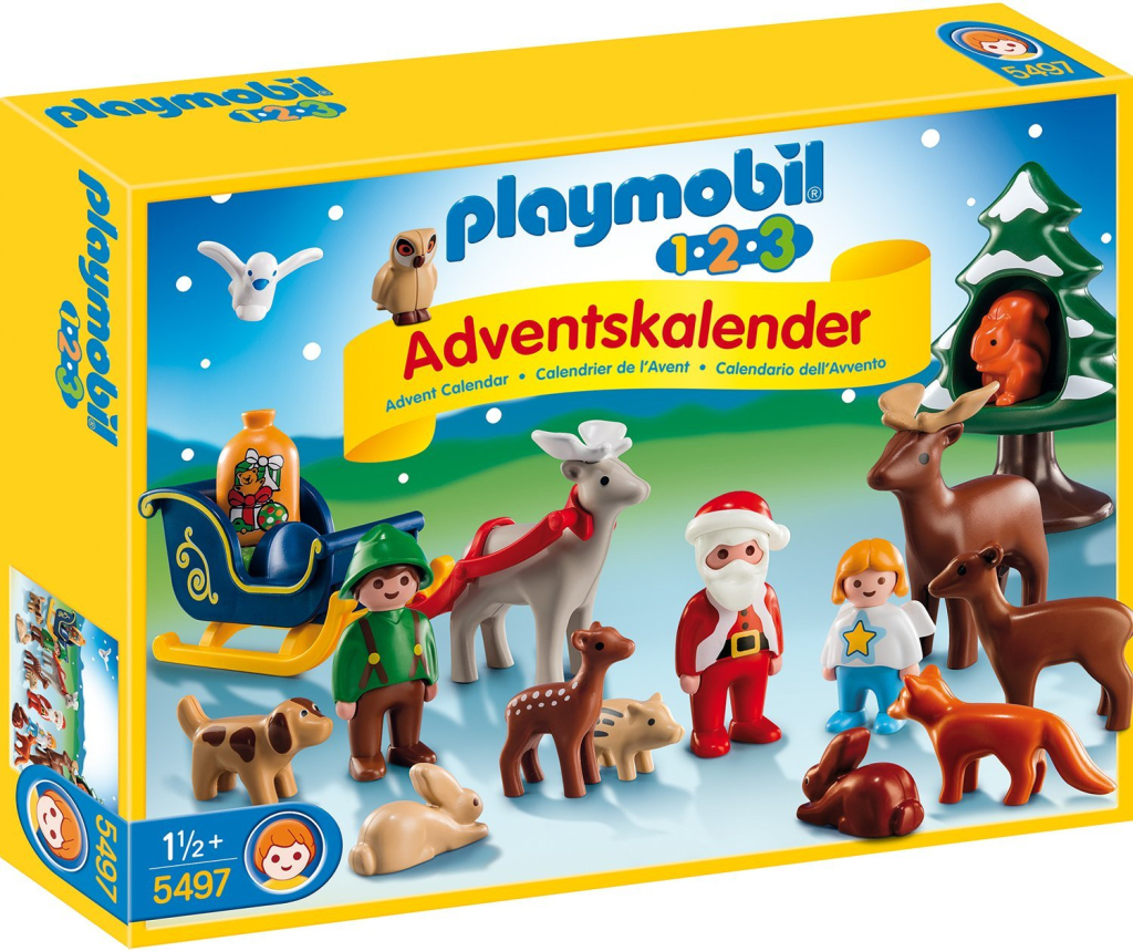 Ein wunderschöenr Adventskalender für Babys: Waldweihnacht ist das Motto des Playmobil 123 Adventskalender.