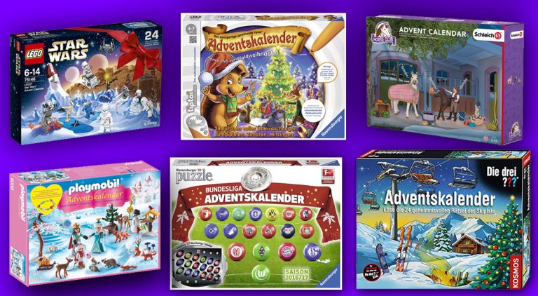Riesige Auswahl: Lego, Playmobil, Ravensburger, Schleich und Kosmos präsentieren die neuen Adventskalender 2016.