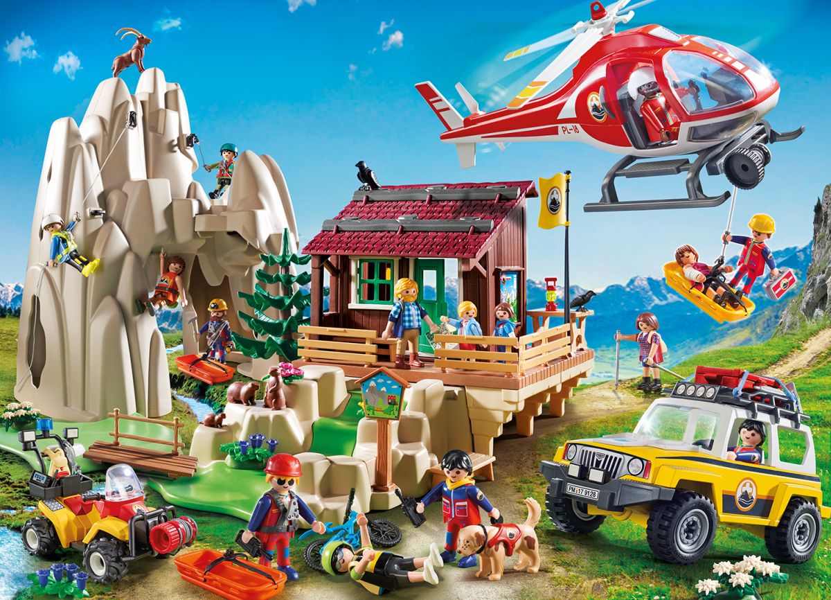 Alle Sets der neuen Spielwelt "Playmobil Bergrettung im Einsatz" im Überblick (Foto: Playmobil)