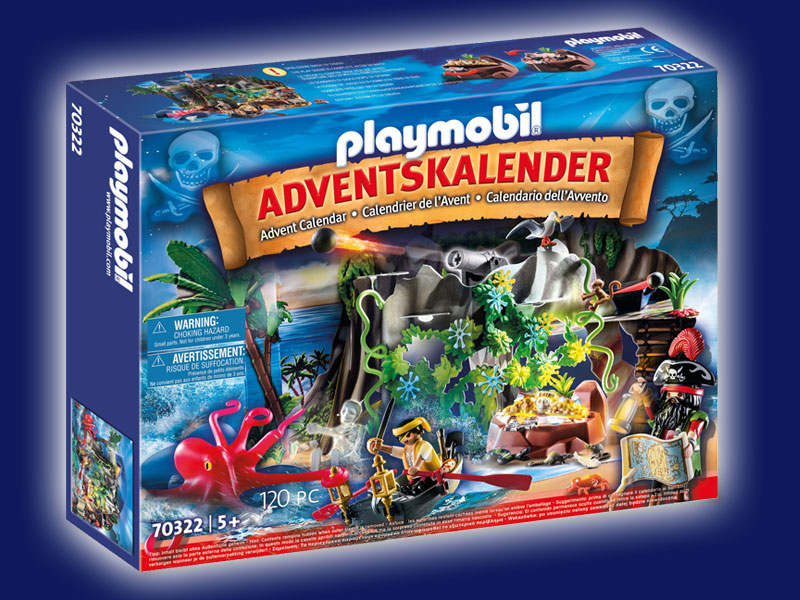 Playmobil Adventskalender 2020 - Schatzsuche in der Piratenbucht (Abbildung: Playmobil)